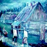 
						Carrying water					