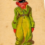
						Caricature drawn of Jerzy Prociuk in Kazakhstan - Ciamajda means slouch – Source: Halina Prociuk					