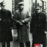 
						Jozef Kurys in the street (on the left). This is most likely Dubno or Brody					