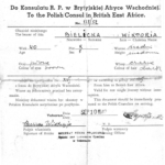
						Travel permit from Iran to British East Africa					