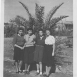 
						Jadwiga Basinska, second from the right - taken in Ahwaz, Iran.					