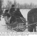 
						Dec 1941. Gen. Sikorski and Gen Anders on their way to 6 DP (6 Diwizja Piechoty) at Tockoje. At back rtm Klimkowski. Submitted by Antoni Kazimierski.					