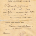 
						zaświadczenie szkolne					