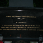 
						The Katyn Memorial at Gunnersbury Cemetery, Chiswick, London, England					