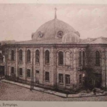 
						Great Synagogue built in 1909-1913. Designed by Jakov Shlomo Rabinowitz (father of famous painter BENN). Burnt by NAZI 27 June 1941. Inside the synagogue were moved almoust 2000 alive Jews. Memorial plaque was placed here in 1958 and in 1995 was built huge memorial.					