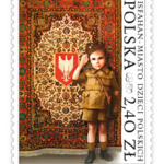 
						Polish postage stamp commemorating Isfaha, Iran "City of Children"					