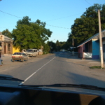 
						Early evening on the road to Kamianets Podilskij near Skala 9 Aug 2005					