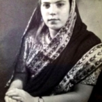 
						Wearing a sari					