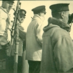 
						Commander Stanislaw Nahorski was commander of Polish Navy destroyer ORP Blyskawica which takes part in the Norwegian campaign April-May 1940. This photograph is taken on the bridge of ORP Blyskawica.					