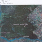 
						A 'Google' image of Chervyanka posiolek. Located deep in the taiga app. 150km south of Barnaul. The Fedzin family were transported here in Feb. 1940. The main work here was involved with timber and logging.					