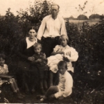 
						Janina (Baginska)and Franciszek Polewski. Osada Hallerowo 1937 with children (L-R) Ludmila Witold, Boguslaw Halina, Wandzia. Submitted by Andy Polewski Bender					