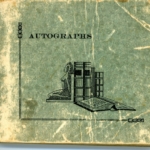 
						Autograph book, page 1					