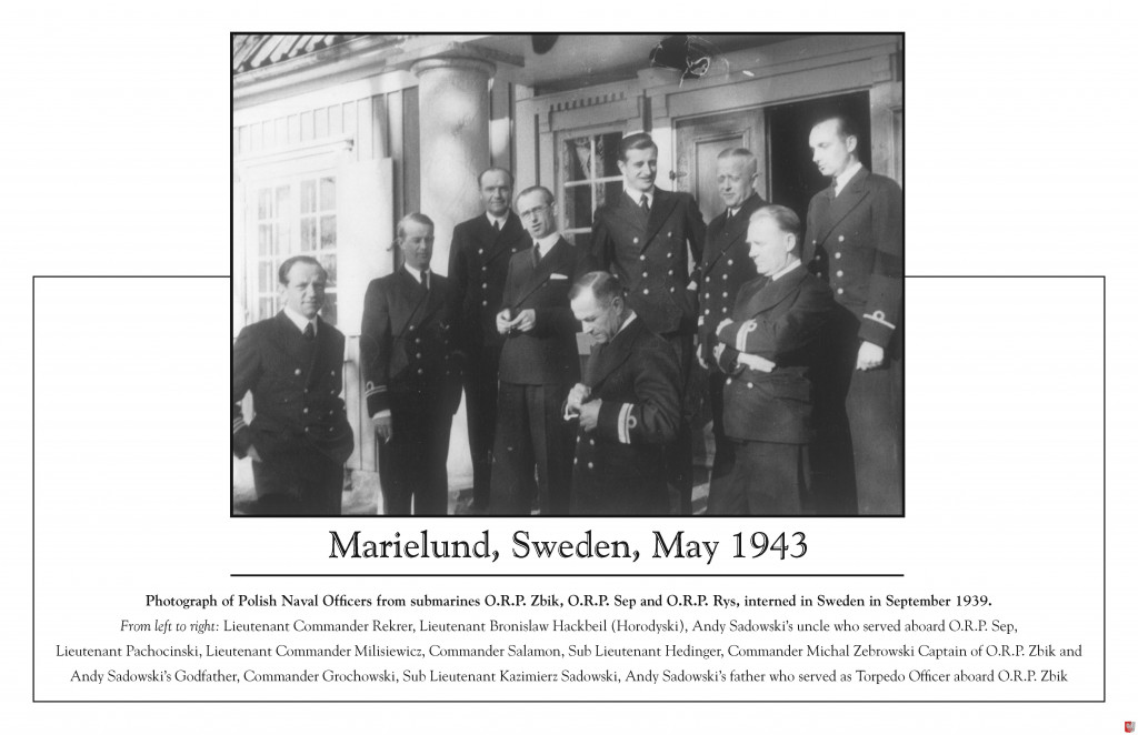 Polish officers interned in Marielund, Sweden, May 1943