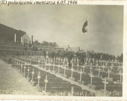 consecration of the cemetery in Loreto, Italy, 06/05/1946; source: private collection of Ewa Grabas, Kresy-Siberia Foundation