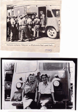 Mobile canteen of PSK "Gdynia", near Forli in Italy, 1944; source: Kresy-Siberia Foundation Mobile canteen of PSK "Gdynia", near Forli in Italy, 1944; source: Kresy-Siberia Foundation