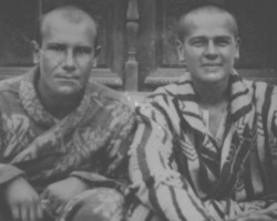 Polish refugees from the USSR in the hospital in Pahlevi - on the left Jan Klimko, Iran, 1942; source: private collection of Marek Kępa, Kresy-Syberia Foundation