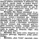"Kurjer Lwowski", August 7, 1924, collection of the Kresy-Siberia Foundation