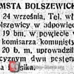"Kurjer Lwowski", August 26, 1924, collection of the Kresy-Siberia Foundation