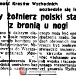 "Dziennik Białostocki", 23.08.1924, collection of the Kresy - Siberia Foundation