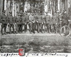 Strażnicy graniczni na strzelnicy w Sośni, lata trzydzieste XX w. Archiwum Straży Granicznej w Szczecinie