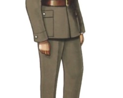 Corporal in formal attire