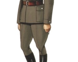 Senior shooter in a summer jacket