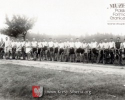 A group of participants of a bicycle rally, 1930s. Archives of the Border Guard in Szczecin