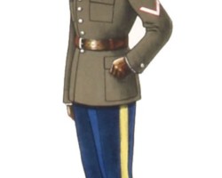 Infantry platoon in plain clothes