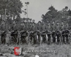 Collection of guards equipped with bicycles, 1930s Archive of the Border Guard in Szczecin
