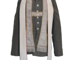 Uniform (cap, jacket, stole) of the chaplain of the K.O.P., 1930s. Collection of the Border Guard Training Center in Kętrzyn