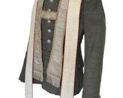 Uniform (cap, jacket, stole) of the chaplain of the K.O.P., 1930s. Collection of the Border Guard Training Center in Kętrzyn