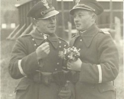 Students of the Central School of Border Guard in Rawa Ruska, commemorative photo, 1934. Collections of the Museum of Polish Border Formations