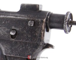 Steyr wz. 1907
Weapons designed by Karol Krnka, produced by "Waffenfabrik Steyr" in Austria and Budapest, Hungary. The gun is loaded from the boat from the top to a magazine with a capacity of 8 rounds in a stock, 8 mm caliber ammunition, weapon length 204 mm, barrel length 117 mm, weight 730 g, initial velocity of the bullet 295 m / s. The gun works on the recoil of the bolted breech when shot and a small recoil of the barrel. The whole consists of 31 parts. According to the regulations, officers in the Second Polish Republic were obliged to buy pistols with their own money. These matters were regulated by the commanders of the sub-units. Thus, this weapon appeared in border formations as non-permanent
The Museum of Polish Arms in Kołobrzeg