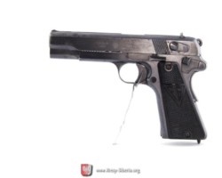 Semi-automatic pistol VIS wz. 35
A pistol designed as a personal weapon of all types of Polish Army officers and functional soldiers, manufactured at Fabryka Broni in Radom. Weapon caliber - 9 mm, weapon length - 200 mm, weapon height - 130 mm, weapon width without overlays - 21 mm, barrel length - 120 mm, barrel type - threaded, right six-thread thread (6 grooves), thread pitch 250 mm, weapon weight - 0.94 kg, magazine capacity - 8 rounds, ammunition type - Parabellum system, bullet weight - 8 g, charge weight - 0.36 g, cartridge weight - 12.2 g, cartridge length - 29.2 mm. A threaded barrel, a right six helix thread with a pitch of 250 mm, chamber for a "Parabellum" type cartridge. The gun consists of 48 parts, it is accurate, reliable, foldable, with a simple construction, it is easy to disassemble and assemble without the use of tools. Very good weapon. The introduction of this pistol unified the issue of equipping the officers of the Second Republic with personal weapons
The Museum of Polish Arms in Kołobrzeg