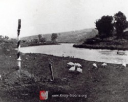 Polish-Soviet border on Zbruch, 1925. Bogusław Tomaszewski's collection