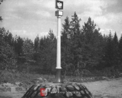 Polish-Latvian border - the main column. Bogusław Tomaszewski's collection