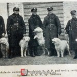 K.O.P. soldiers with service dogs, 1927. Collections of the Museum of Polish Border Formations