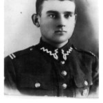 Belarusian national activist Arseniusz Pawlukiewicz while serving in the Polish Army