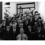 Former participants of the Battle of Monte Cassino - veterans from Poland and Belarus during the celebration of the 50th anniversary of the battle (the first since Konstanty Niewiadomski from Polesie is standing on the right), Italy, 1994