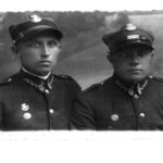 To the conscripts from the Wołożyn poviat, a Pole, Bazyli Bogałowicz (on the left) and a Belarusian Włodzimierz Jabłoński - soldiers of the 19th light artillery regiment, Nowa Wilejka, 1934