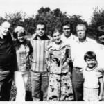 Salomea Zawadka (Szymczycha) visits her family in Poland in the 1980s. l-r Stanisław Szymczycha (brother), Salomea Zawdka (Szymczycha), Kazimerz and Aniela Chruszcz (sister), Gienek (son of Aniela), Janek Szymczycha (brother) and Janina (daughter of Aniela). Source: Nina Goff. Salomea Zawadka (Szymczycha) visits her family in Poland in the 1980s. l-r Stanisław Szymczycha (brother), Salomea Zawdka (Szymczycha), Kazimerz and Aniela Chruszcz (sister), Gienek (son of Aniela), Janek Szymczycha (brother) and Janina (daughter of Aniela). Source: Nina Goff.