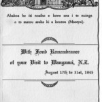 A remembrance certificate in three languages (from top: Maori, English, Polish) was presented to each Polish child who holidayed in Wanganui in August 1945. Source: Polish Children's Reunion Committee 2004. A remembrance certificate in three languages (from top: Maori, English, Polish) was presented to each Polish child who holidayed in Wanganui in August 1945. Source: Polish Children's Reunion Committee 2004.