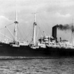 The Sontay was a cargo ship which took the Polish refugees on a most uncomfortable journey from Iran to Mumbai, India in September 1944 on their way to New Zealand. Source: Polish Children’s Reunion Committee 2004.