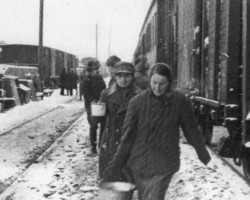 Polish exiles after the "amnesty" announced by the Soviet authorities, camping in the area where Anders' army was concentrated; USSR 1941/1942; source: Circle of Poles from India Polish exiles after the "amnesty" announced by the Soviet authorities, camping in the area where Anders' army was concentrated; USSR 1941/1942; source: Circle of Poles from India