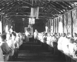 The dining room of the General W. Sikorski Educational Facility, a center for orphans, half-orphans and non-orphaned children in the Valivade housing estate, is full of the youngest Polish refugees: source: Poles from India Association The dining room of the General W. Sikorski Educational Facility, a center for orphans, half-orphans and non-orphaned children in the Valivade housing estate, is full of the youngest Polish refugees: source: Poles from India Association