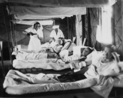 The interior of one of the hospital rooms in Valivade; source: Poles from India Association The interior of one of the hospital rooms in Valivade; source: Poles from India Association