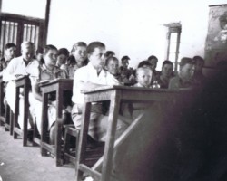 Class VIa during a geography lesson, Balachadi, 1945; source: from the collection of Wiesław Stypuła Class VIa during a geography lesson, Balachadi, 1945; source: from the collection of Wiesław Stypuła