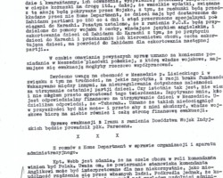 Letter from the Polish Consul General in Bombay – Eugeniusz Banasiński to the head of the Ministry of Labor and Social Welfare of the Polish government in London, reporting on the state of preparations for accepting in India further Polish refugees from the USSR (residing in Iran) and the establishment of the Malir camp for them near Karachi (page four), Bombay, 9 January 1943; source: from the collection of Wiesław Stypuła Letter from the Polish Consul General in Bombay – Eugeniusz Banasiński to the head of the Ministry of Labor and Social Welfare of the Polish government in London, reporting on the state of preparations for accepting in India further Polish refugees from the USSR (residing in Iran) and the establishment of the Malir camp for them near Karachi (page four), Bombay, 9 January 1943; source: from the collection of Wiesław Stypuła