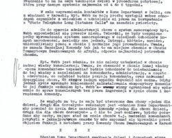 Letter from the Polish Consul General in Bombay – Eugeniusz Banasiński to the head of the Ministry of Labor and Social Welfare of the Polish government in London, reporting on the state of preparations for accepting in India further Polish refugees from the USSR (residing in Iran) and the establishment of the Malir camp for them near Karachi (page five), Bombay, 9 January 1943; source: from the collection of Wiesław Stypuła Letter from the Polish Consul General in Bombay – Eugeniusz Banasiński to the head of the Ministry of Labor and Social Welfare of the Polish government in London, reporting on the state of preparations for accepting in India further Polish refugees from the USSR (residing in Iran) and the establishment of the Malir camp for them near Karachi (page five), Bombay, 9 January 1943; source: from the collection of Wiesław Stypuła