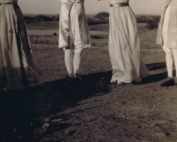 Children's show "Cinderella" directed by Janina Dobrostańska, Balachadi, 1945; source: from the collection of Wiesław Stypuła Children's show "Cinderella" directed by Janina Dobrostańska, Balachadi, 1945; source: from the collection of Wiesław Stypuła